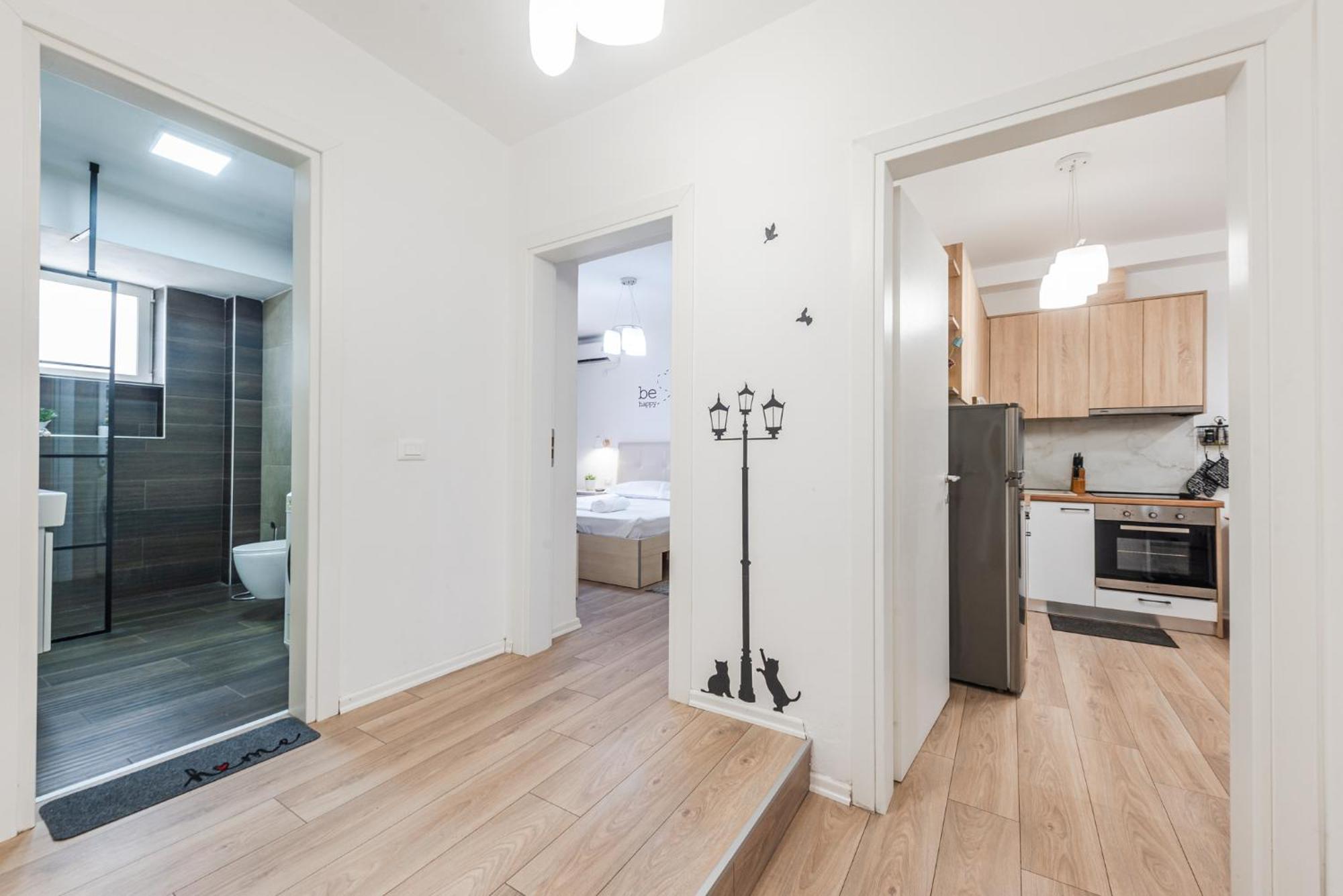 Noir Apartment By Kondo Stays Tirana Extérieur photo